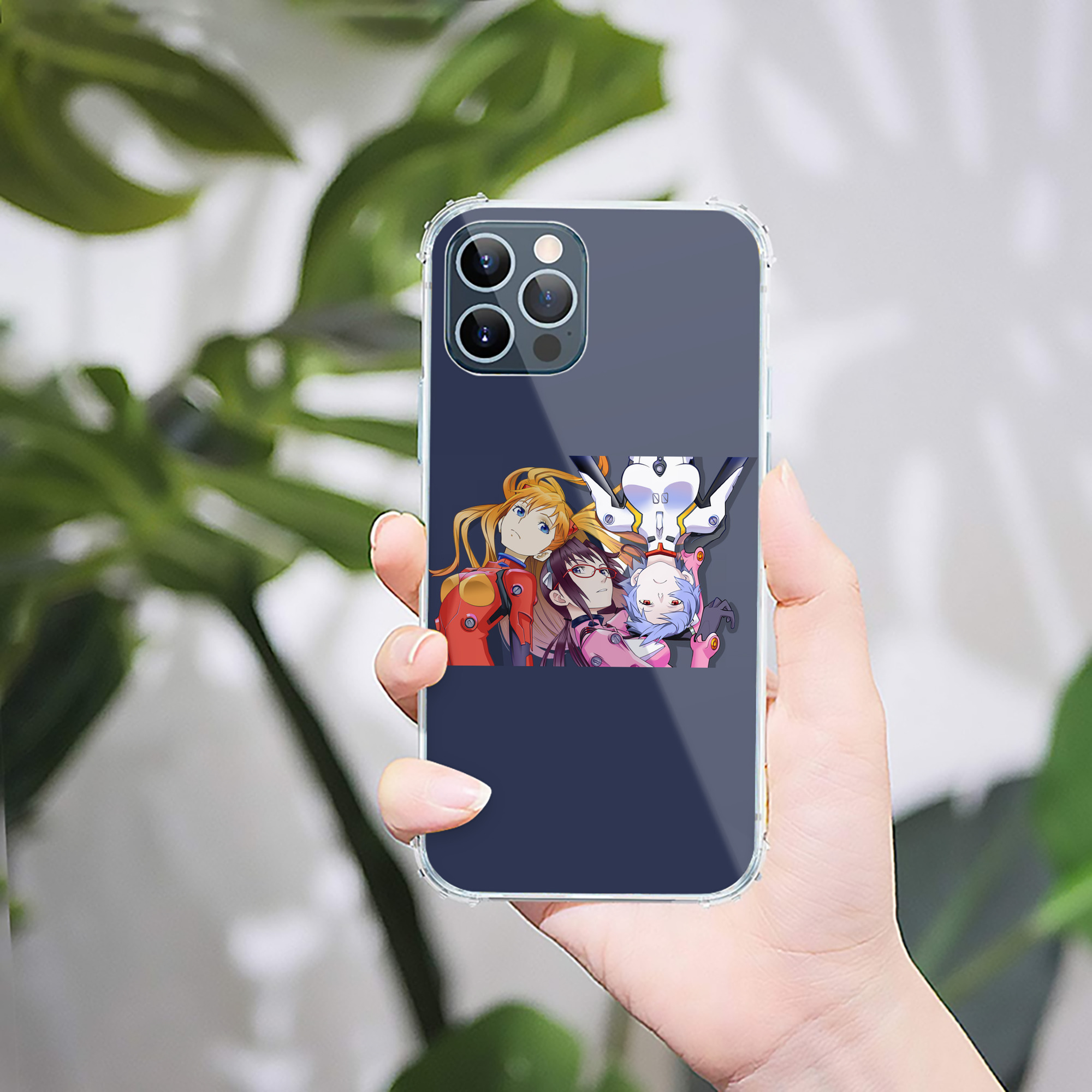 （画像用） EVA 新世紀エヴァンゲリオン 【iPhone 12シリーズ対応】透明スマホケース（クリアソフトケース）